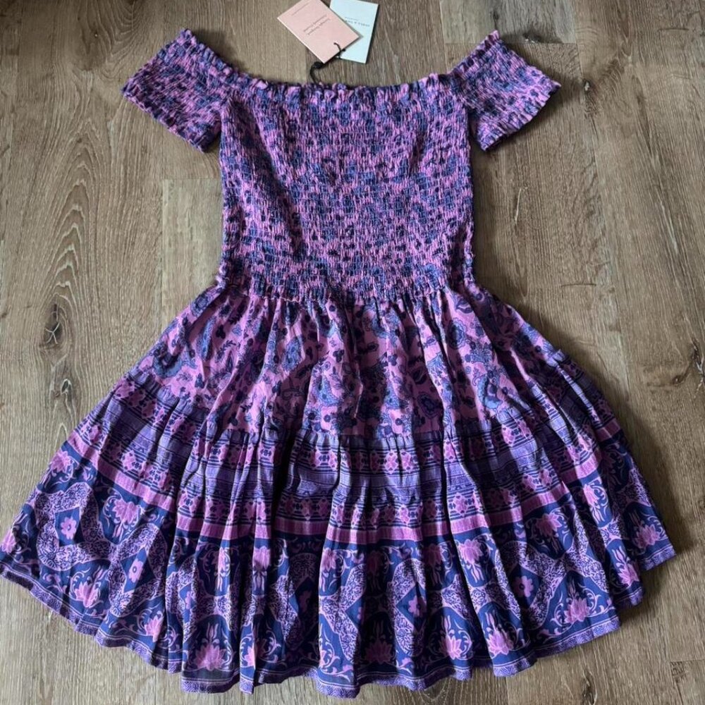 Spell & The Gypsy NWT Mulberry Journey Rara Mini Dress Size M